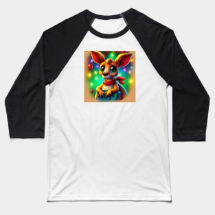 Cute Kangaroo Drawing Baseball T-Shirt